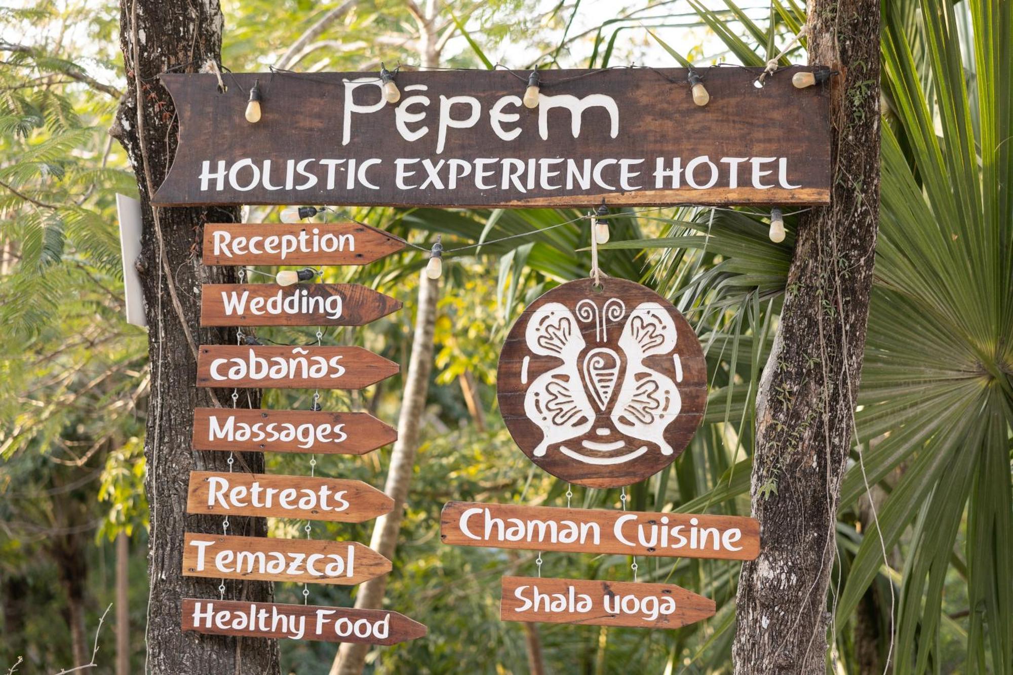 Pepem Holistic Experience - Adults Only Villa Tulum Exteriör bild